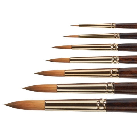 Finesse™ 8000 Round Synthetic Kolinsky Sable Blend - Brush Set 7