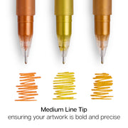 Gel Pens 36 Glitter, Metallic & Pastel Colors - MARKERS & PENS - KINGART