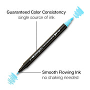 Dual Tip Acrylic Paint Pens - Singles - 48 Colors - MARKERS & PENS - KINGART