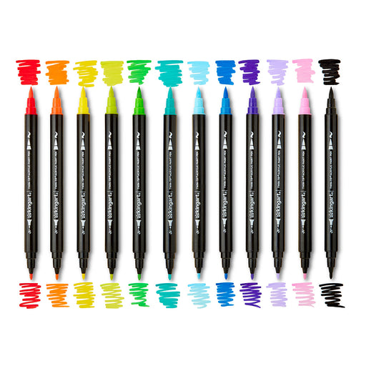 Dual Tip Acrylic Paint Pens - Singles - 48 Colors - MARKERS & PENS - KINGART