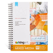 Mixed Media Paper 9x12 60 Sheets - ARTIST PAPER - KINGART