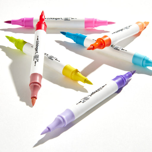 Dual Tone Acrylic Paint Markers – 24 Pens / 48 Colors - MARKERS & PENS - KINGART
