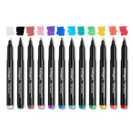 PRO Acrylic Paint Fine Tip Pens - Single Colors - MARKERS & PENS - KINGART