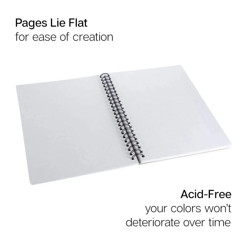 Watercolor Pad - Side Spiral - 7" x 10" - 30 Sheets - ARTIST PAPER - KINGART