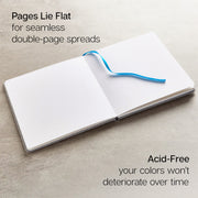 Watercolor Paper Sketchbook Bundle, 2 pack, 2 sizes - ARTIST PAPER - KINGART