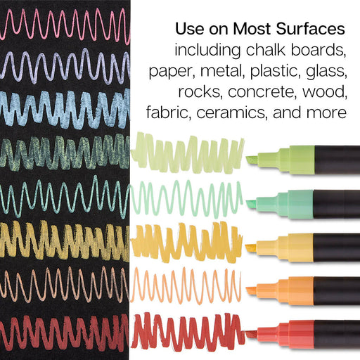 Liquid Chalk Pens, 4 sets, 32 pc - MARKERS & PENS - KINGART