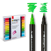 Acrylic Paint Pens - Twin-Tip™ - 24 Colors - Pro - KINGART