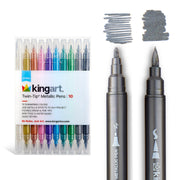 Twin-Tip™ Metallic Pens 10 Colors - Studio - KINGART