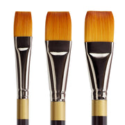 Original Gold® 9550A Square Wash Brush Bundle - PREMIUM BRUSH BUNDLE - KINGART