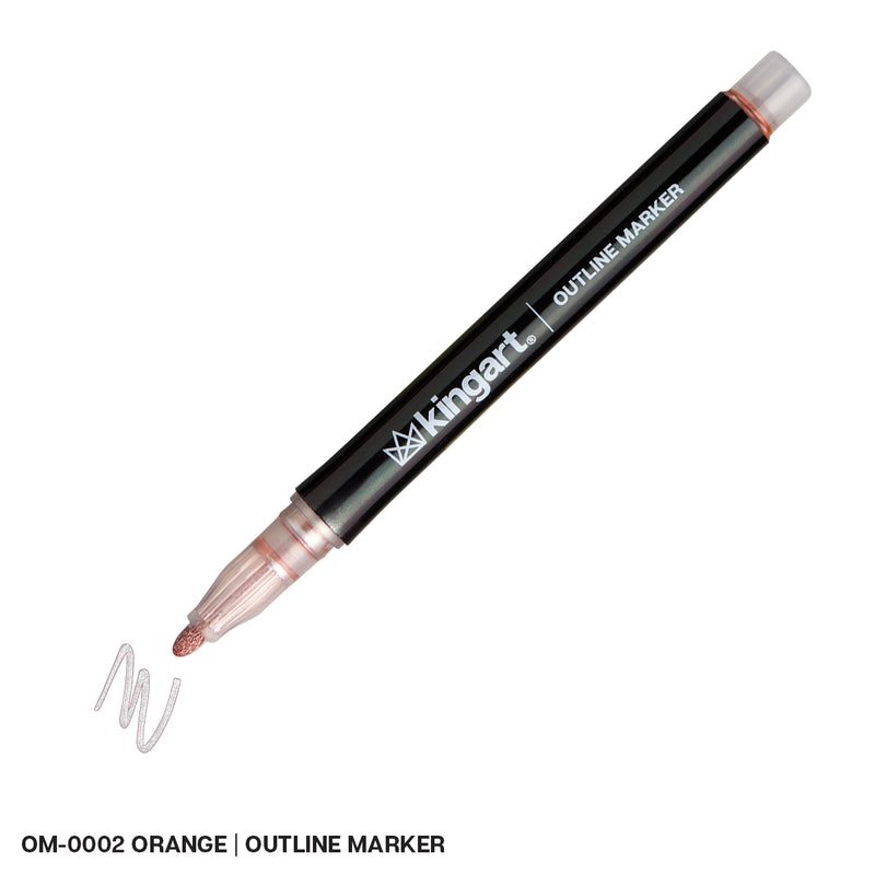 Shimmer Metallic Outline Markers - Singles - MARKERS & PENS - KINGART