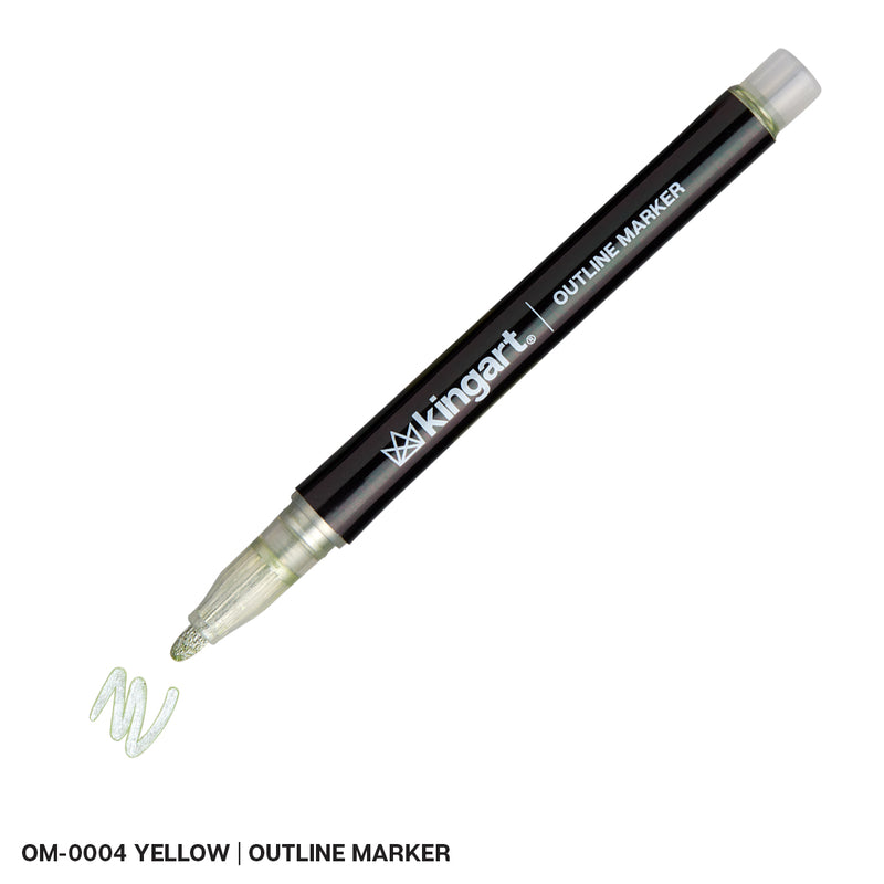 Shimmer Metallic Outline Markers - Singles - MARKERS & PENS - KINGART