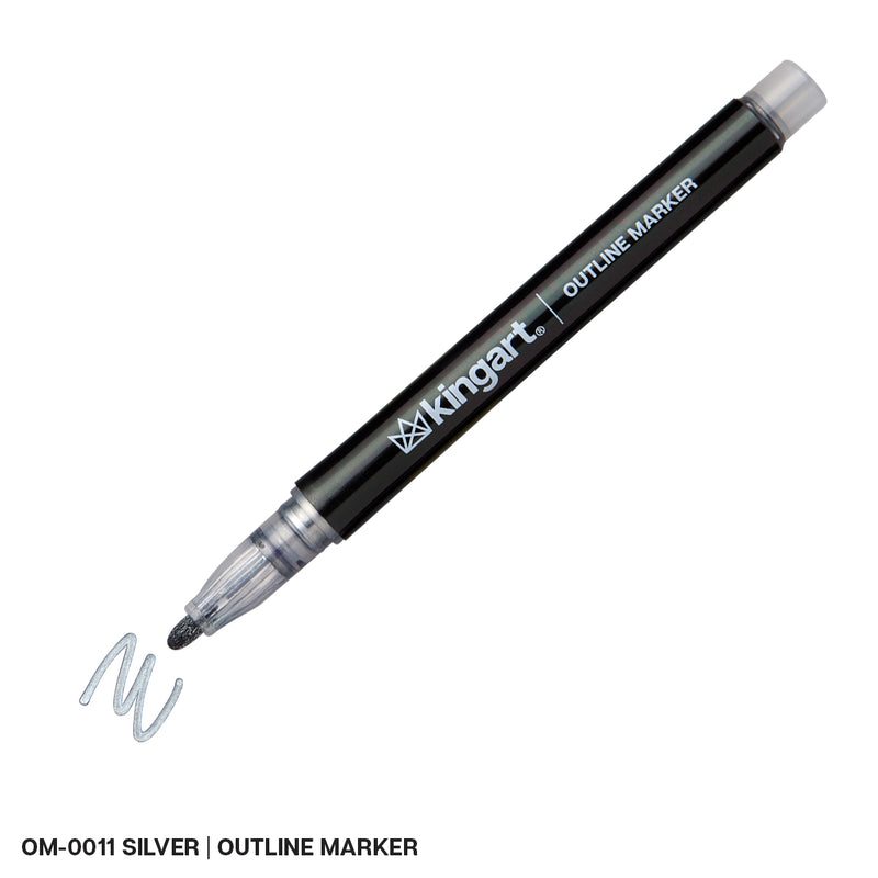 Shimmer Metallic Outline Markers - Singles - MARKERS & PENS - KINGART