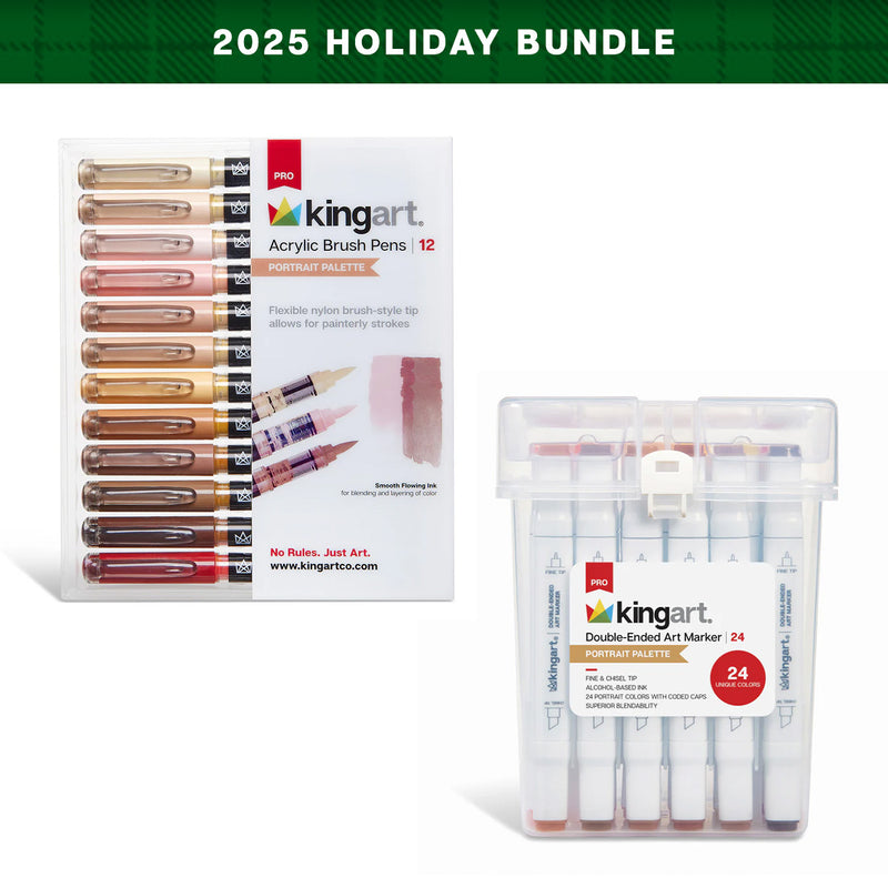 Holiday 2025: Portrait Color Bundle - 36 pieces -  - KINGART