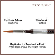 Precision™ 2800 Dagger Brush Set 3 pc - PREMIUM BRUSH SETS - KINGART