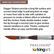 Precision™ 2800 Dagger Brush Set, 3 pc -  - KINGART