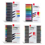PRO Paint Pen Starter Bundle (Bullet, Brush, Fine Tip & Twin-Tip) - MARKERS & PENS - KINGART