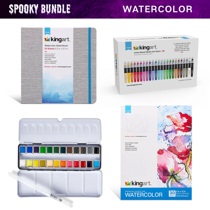 Spooky Watercolor Bundle