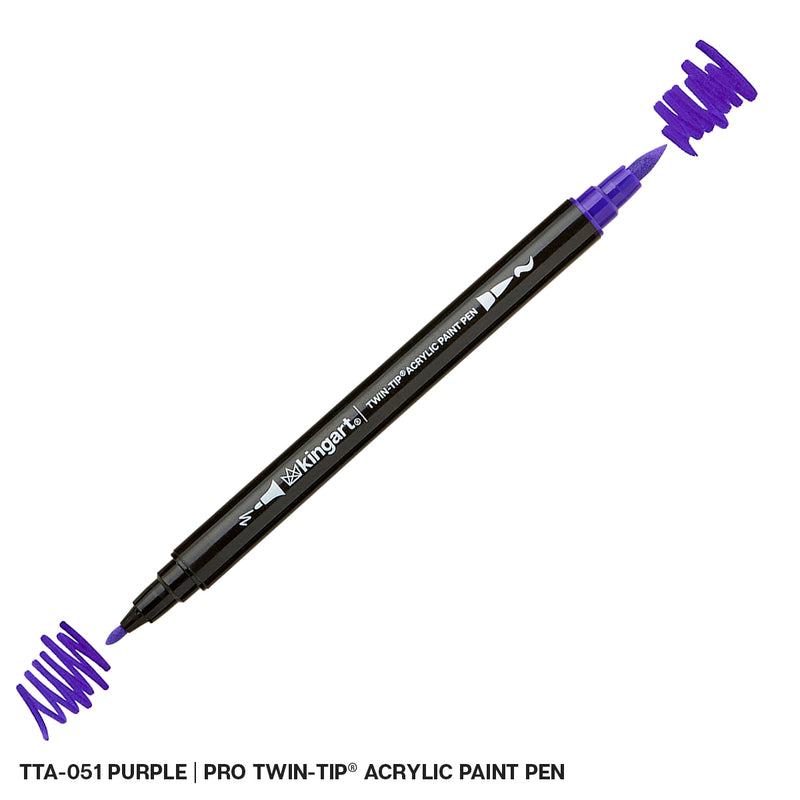Dual Tip Acrylic Paint Pens - Singles - 48 Colors - MARKERS & PENS - KINGART