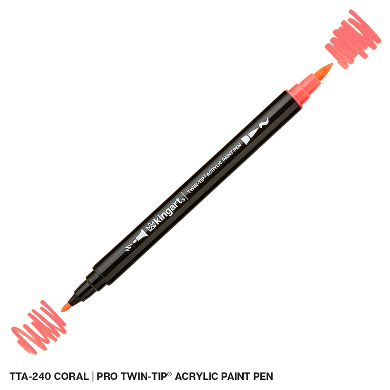 Dual Tip Acrylic Paint Pens - Singles - 48 Colors - MARKERS & PENS - KINGART