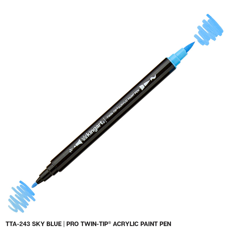 Dual Tip Acrylic Paint Pens - Singles - 48 Colors - MARKERS & PENS - KINGART