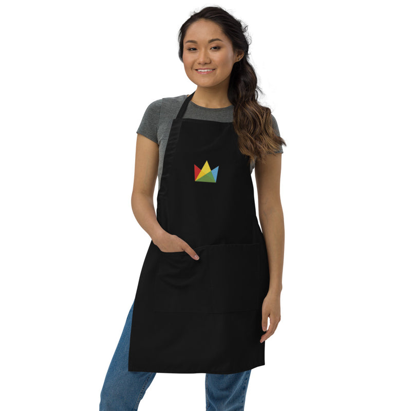 Embroidered Studio Apron - Black -  - KINGART