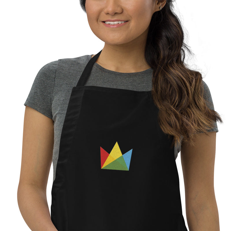 Embroidered Studio Apron - Black -  - KINGART