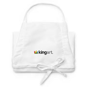 Embroidered Studio Apron - White -  - KINGART