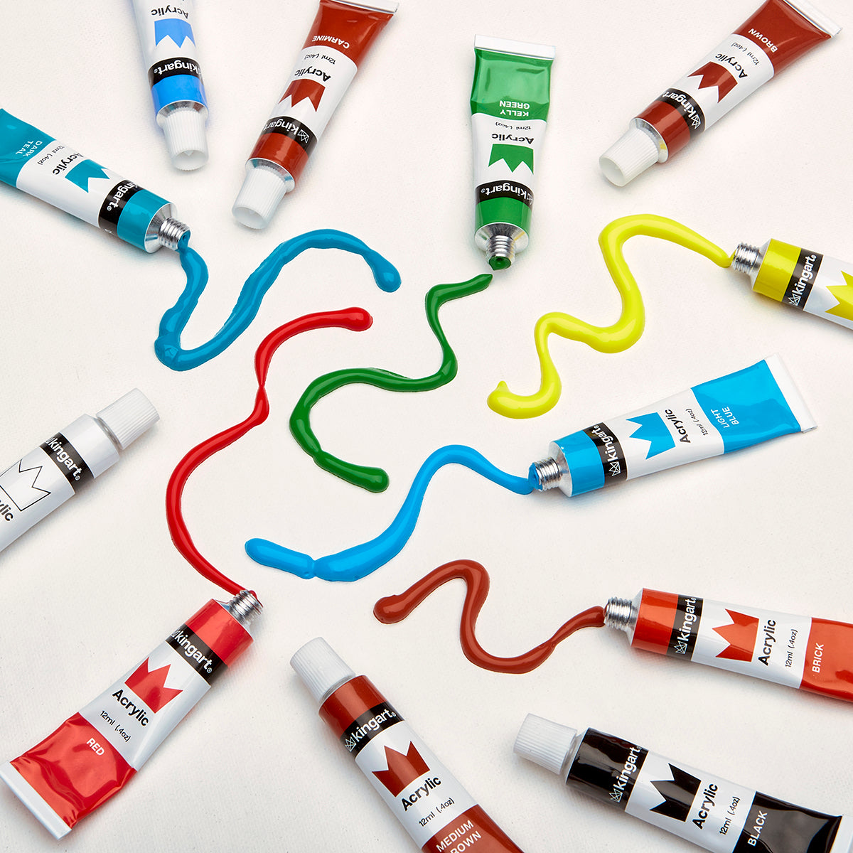 Acrylic Paint 24 Colors 12ml — KINGART
