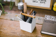 Pen + Desk Organizer - Small - Steel + Wood - Desk Organizer - Yamazaki Home