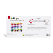 Double-Ended Art Markers Gift Box 48 pc - MARKERS & PENS - KINGART