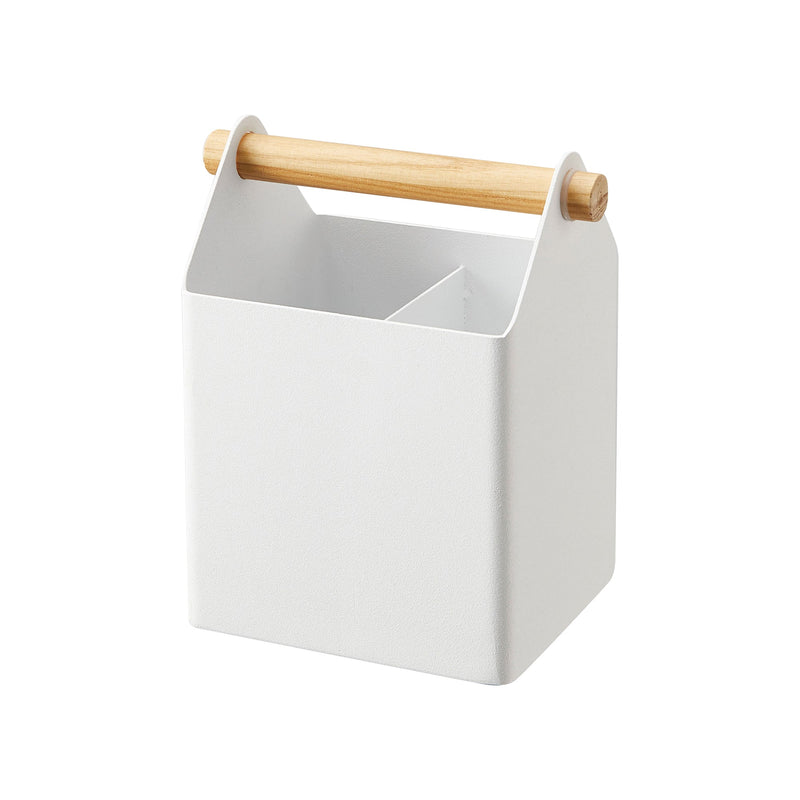Pen + Desk Organizer - Small - Steel + Wood - Desk Organizer - Yamazaki Home