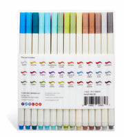 KINGART® Studio Metallic Marker Pens, Fine Point, Set of 30 Unique Opaque Colors - Studio - KINGART