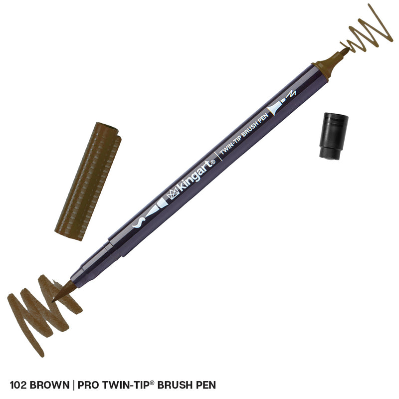 Twin-Tip™ Brush Pens - Singles - MARKERS & PENS - KINGART