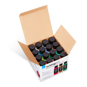 KINGART® Pouring Acrylic Paint, 60ml (2oz) Bottle, Pre-Mixed Ready to Pour, Set of 16 Unique Colors - KINGART