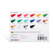 KINGART® Pouring Acrylic Paint, 60ml (2oz) Bottle, Pre-Mixed Ready to Pour, Set of 16 Unique Colors - KINGART