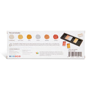 KINGART® Studio Metallic Watercolor Paint, Set of 6 Shimmery Colors - KINGART