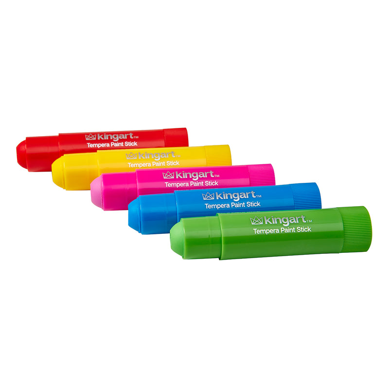 KINGART® Tempera Paint Sticks, Washable, Rich & Creamy, Set of 48 - Studio - KINGART®