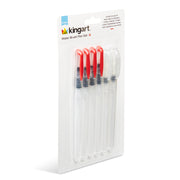 KINGART® Studio Water Brush Pens, Set of 6 - KINGART