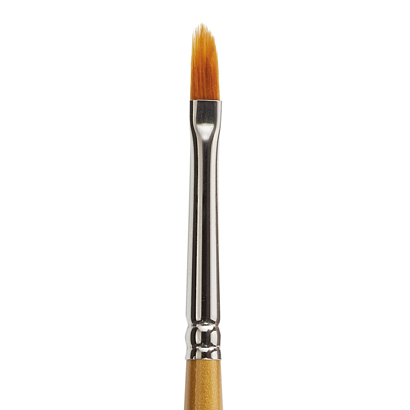 Filbert Rake Brush Texture, Leaves, & More: Taklon Filbert Rake Brushes — KINGART