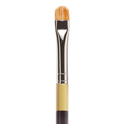 KINGART® Original Gold Specialty® 9247 Series, Crescent Filbert Blender Artist Brush, Golden Taklon & White Bristle Blend, Acrylic Handle - KINGART