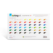 KINGART® Studio Acrylic Paint Pots, 2.9ml, 96 PC. (48 Colors) - KINGART