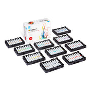 KINGART® Studio Acrylic Paint, 12ml (.4oz), Set of 80 Unique Colors - KINGART
