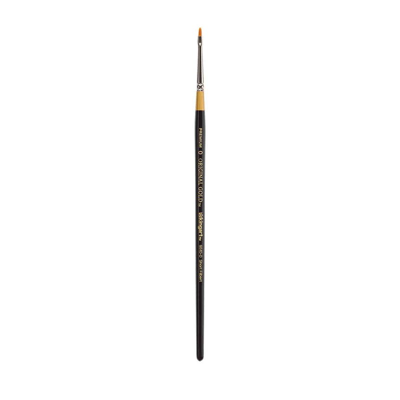 KINGART® Original Gold® 9515 Series, Golden Taklon Pointed Filbert - KINGART