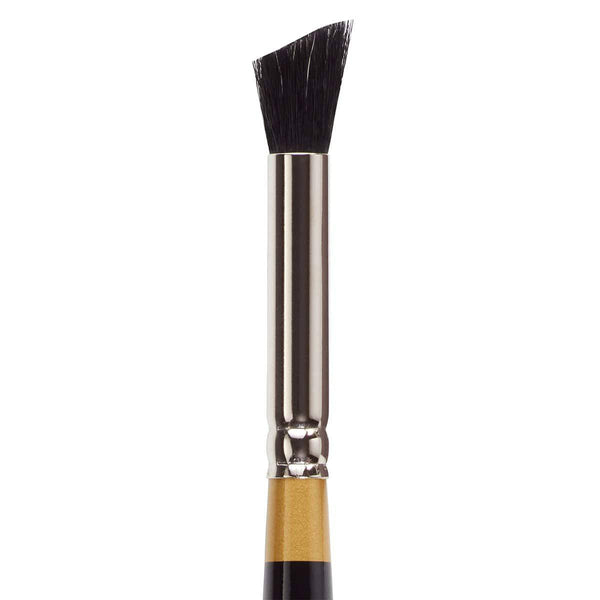 Kingart Original Gold Premium 9245 Deerfoot Stippler Series Artist Brushes, Natural Fitch Hair, All Media, Size: 3/8