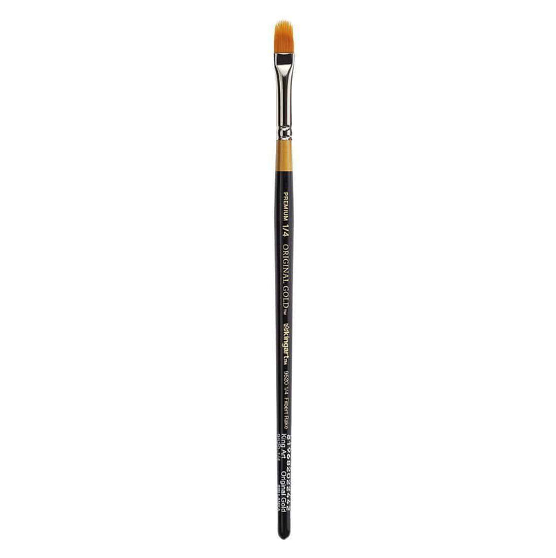 Filbert Rake Brush Texture, Leaves, & More: Taklon Filbert Rake Brushes — KINGART