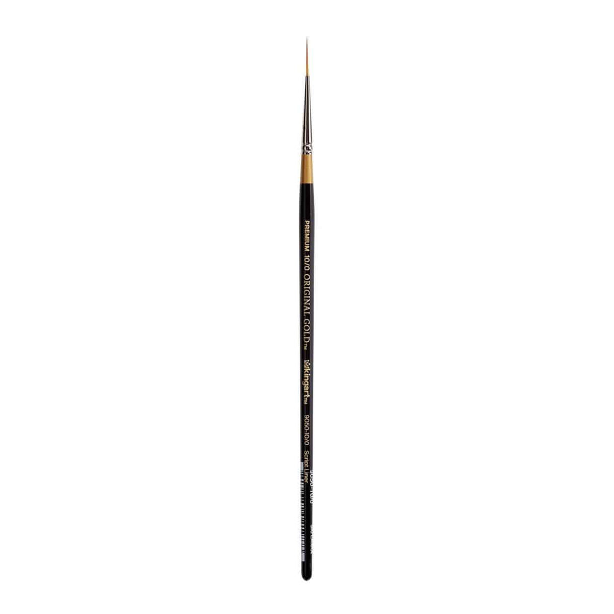 Pinceau Script Liner Royal Soft-Grip Size 10/0 - Poils Taklon Doré - Pour Aquarelle, Huile, Acrylique