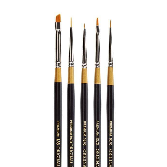 KINGART® Original Gold® Micro Detail Brush Set, 5 pc - KINGART