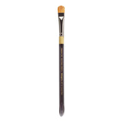 KINGART® Original Gold Specialty® 9247 Series, Crescent Filbert Blender Artist Brush, Golden Taklon & White Bristle Blend, Acrylic Handle - KINGART