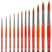 KINGART® Radiant™ Taklon Brushes, Gift Box, Set of 12 - KINGART