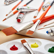 KINGART® Radiant™ Taklon Brushes, Set of 8 - KINGART